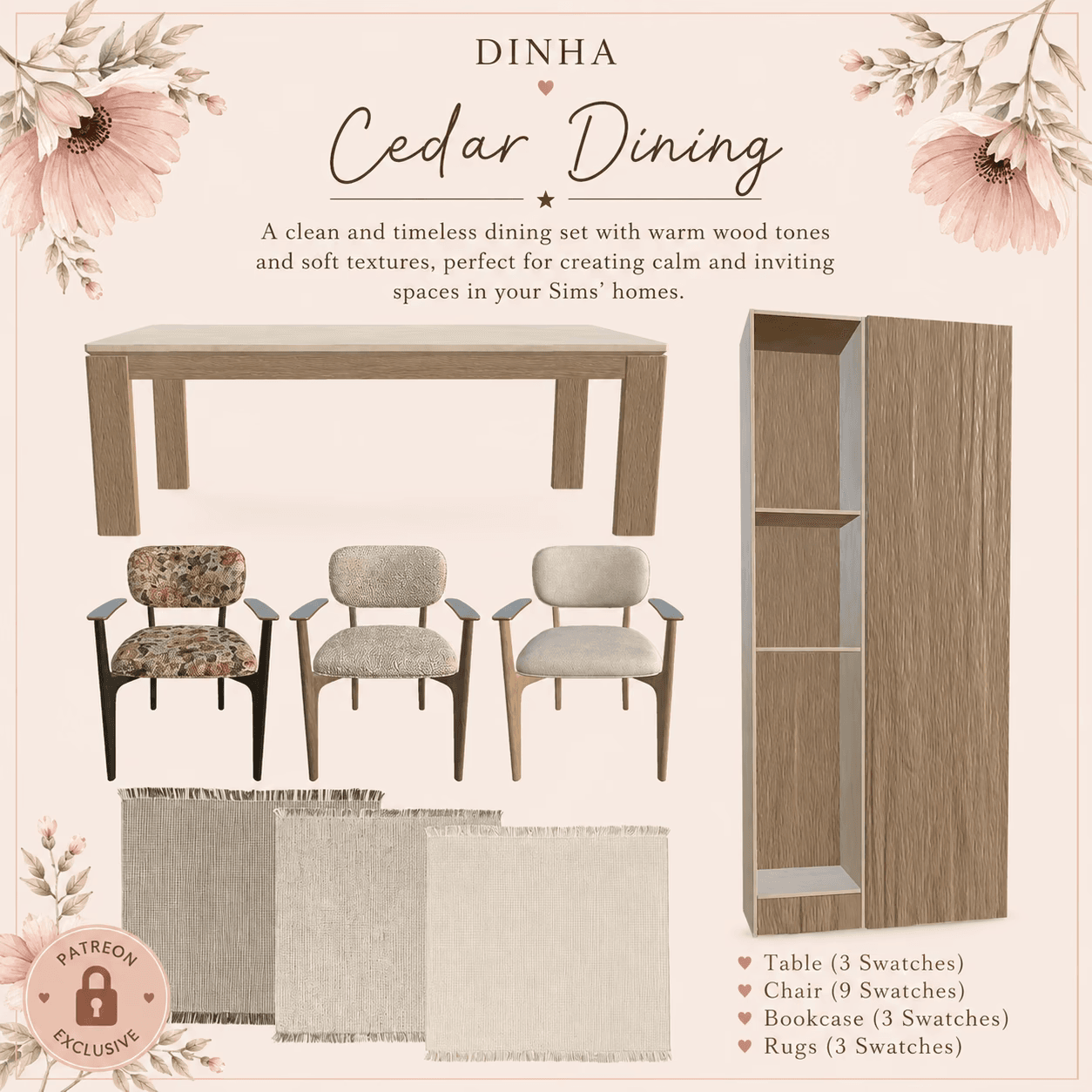 Набор для столовой Cedar Dining